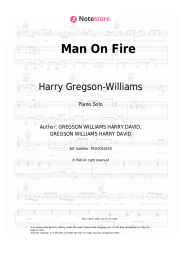 Sheet music, chords Harry Gregson-Williams - Man On Fire