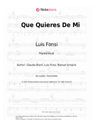 undefined Luis Fonsi - Que Quieres De Mi