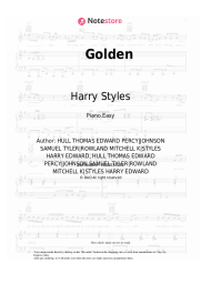 undefined Harry Styles - Golden