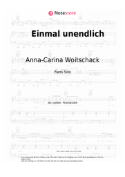undefined Anna-Carina Woitschack - Einmal unendlich