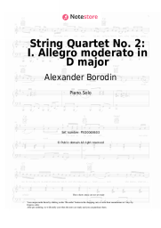 undefined Alexander Borodin - String Quartet No. 2: I. Allegro moderato in D major