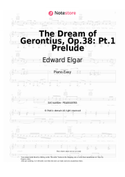 Sheet music, chords Edward Elgar - The Dream of Gerontius, Op.38: Pt.1 Prelude