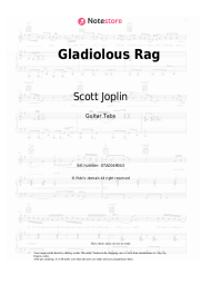 undefined Scott Joplin - Gladiolous Rag