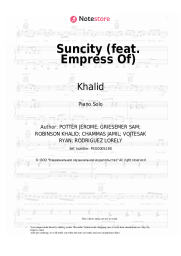 undefined Khalid - Suncity (feat. Empress Of)