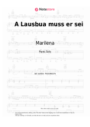 undefined Marilena - A Lausbua muss er sei