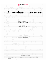 undefined Marilena - A Lausbua muss er sei