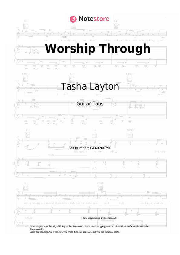 Worship Through - Tasha Layton, Chris Brown Tabs - Guitar.Tabs