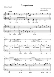 Sheet music, chords Aida Garifullina - Птица белая