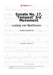 Sheet music, chords Ludwig van Beethoven - Sonate No. 17, 'Tempest' 3rd Movement