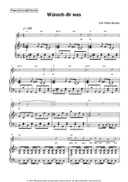 Sheet music, chords Die Toten Hosen - Wünsch dir was