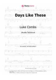 undefined Luke Combs - Days Like These