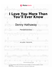 undefined Donny Hathaway - I Love You More Than You’ll Ever Know