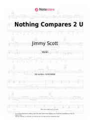 Sheet music, chords Jimmy Scott - Nothing Compares 2 U
