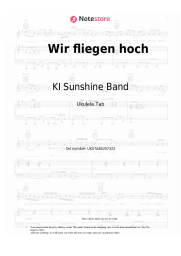Sheet music, chords KI Sunshine Band - Wir fliegen hoch
