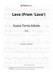 Sheet music, chords Kuana Torres Kahele, Napua Greig, James Ford Murphy - Lava (From 'Lava')