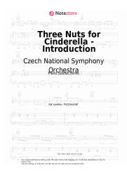 Sheet music, chords Czech National Symphony Orchestra, Jan Chalupecký - Three Nuts for Cinderella - Introduction