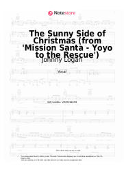 Sheet music, chords Johnny Logan - The Sunny Side of Christmas (from 'Mission Santa - Yoyo to the Rescue')