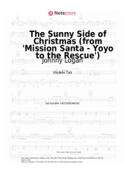 Sheet music, chords Johnny Logan - The Sunny Side of Christmas (from 'Mission Santa - Yoyo to the Rescue')