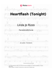 Sheet music, chords Linda Jo Rizzo - Heartflash (Tonight)