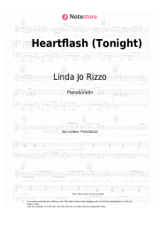 Sheet music, chords Linda Jo Rizzo - Heartflash (Tonight)