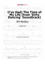 Sheet music, chords Bill Medley, Jennifer Warnes - (I've Had) The Time of My Life (from 'Dirty Dancing' Soundtrack)