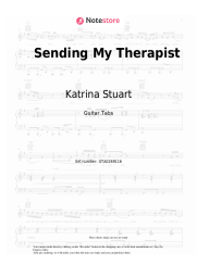 Sheet music, chords Katrina Stuart - Sending My Therapist