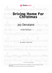 Sheet music, chords Joy Denalane, Rea Garvey, Esther Graf - Driving Home For Christmas