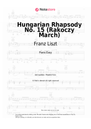 undefined Franz Liszt - Hungarian Rhapsody No. 15 (Rakoczy March)