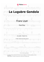 undefined Franz Liszt - La Lugubre Gondola