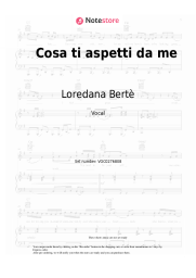 undefined Loredana Bertè - Cosa ti aspetti da me